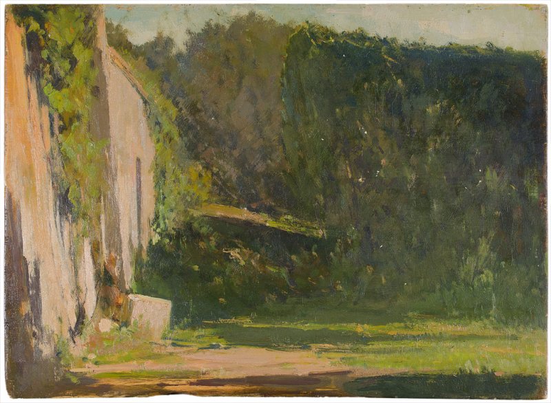 1956 - Il muro del giardino di villa Lancellotti
